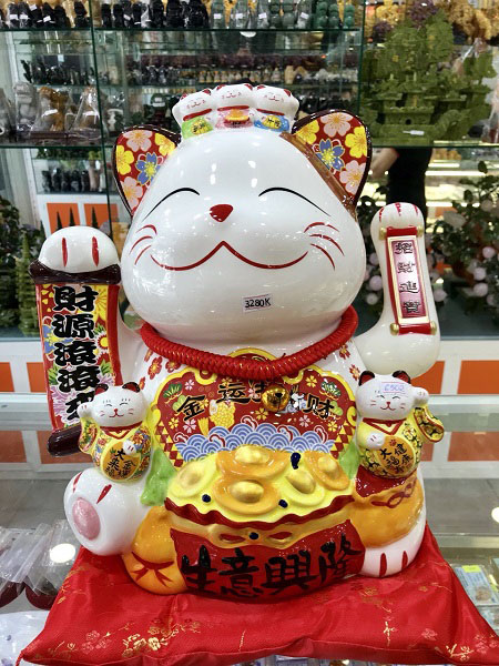 Mèo Thần Tài Phong Thủy - Cao Cấp - 6502